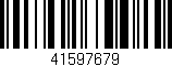 Código de barras (EAN, GTIN, SKU, ISBN): '41597679'