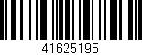 Código de barras (EAN, GTIN, SKU, ISBN): '41625195'