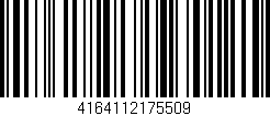 Código de barras (EAN, GTIN, SKU, ISBN): '4164112175509'