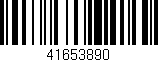 Código de barras (EAN, GTIN, SKU, ISBN): '41653890'