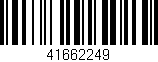 Código de barras (EAN, GTIN, SKU, ISBN): '41662249'