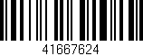 Código de barras (EAN, GTIN, SKU, ISBN): '41667624'