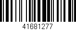 Código de barras (EAN, GTIN, SKU, ISBN): '41681277'
