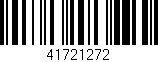 Código de barras (EAN, GTIN, SKU, ISBN): '41721272'