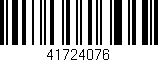 Código de barras (EAN, GTIN, SKU, ISBN): '41724076'