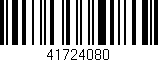 Código de barras (EAN, GTIN, SKU, ISBN): '41724080'