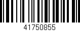 Código de barras (EAN, GTIN, SKU, ISBN): '41750855'