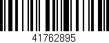 Código de barras (EAN, GTIN, SKU, ISBN): '41762895'