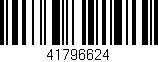 Código de barras (EAN, GTIN, SKU, ISBN): '41796624'