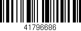 Código de barras (EAN, GTIN, SKU, ISBN): '41796686'