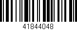 Código de barras (EAN, GTIN, SKU, ISBN): '41844048'