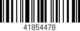 Código de barras (EAN, GTIN, SKU, ISBN): '41854478'