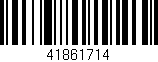 Código de barras (EAN, GTIN, SKU, ISBN): '41861714'