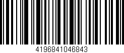 Código de barras (EAN, GTIN, SKU, ISBN): '4196841046843'