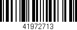 Código de barras (EAN, GTIN, SKU, ISBN): '41972713'