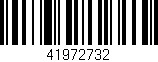 Código de barras (EAN, GTIN, SKU, ISBN): '41972732'