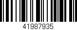 Código de barras (EAN, GTIN, SKU, ISBN): '41987935'