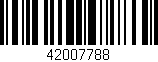 Código de barras (EAN, GTIN, SKU, ISBN): '42007788'