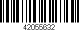 Código de barras (EAN, GTIN, SKU, ISBN): '42055632'