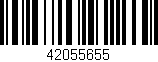 Código de barras (EAN, GTIN, SKU, ISBN): '42055655'