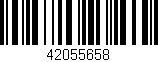 Código de barras (EAN, GTIN, SKU, ISBN): '42055658'