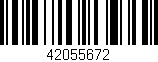 Código de barras (EAN, GTIN, SKU, ISBN): '42055672'