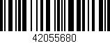 Código de barras (EAN, GTIN, SKU, ISBN): '42055680'
