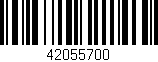 Código de barras (EAN, GTIN, SKU, ISBN): '42055700'