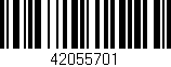 Código de barras (EAN, GTIN, SKU, ISBN): '42055701'