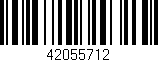 Código de barras (EAN, GTIN, SKU, ISBN): '42055712'