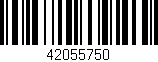 Código de barras (EAN, GTIN, SKU, ISBN): '42055750'