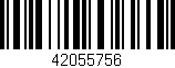 Código de barras (EAN, GTIN, SKU, ISBN): '42055756'