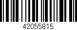 Código de barras (EAN, GTIN, SKU, ISBN): '42055815'