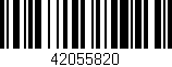 Código de barras (EAN, GTIN, SKU, ISBN): '42055820'