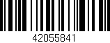 Código de barras (EAN, GTIN, SKU, ISBN): '42055841'