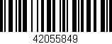 Código de barras (EAN, GTIN, SKU, ISBN): '42055849'