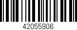 Código de barras (EAN, GTIN, SKU, ISBN): '42055906'