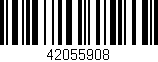 Código de barras (EAN, GTIN, SKU, ISBN): '42055908'