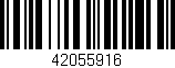 Código de barras (EAN, GTIN, SKU, ISBN): '42055916'