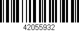 Código de barras (EAN, GTIN, SKU, ISBN): '42055932'