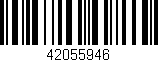 Código de barras (EAN, GTIN, SKU, ISBN): '42055946'