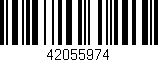 Código de barras (EAN, GTIN, SKU, ISBN): '42055974'