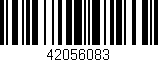 Código de barras (EAN, GTIN, SKU, ISBN): '42056083'