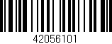 Código de barras (EAN, GTIN, SKU, ISBN): '42056101'