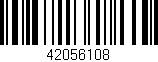 Código de barras (EAN, GTIN, SKU, ISBN): '42056108'