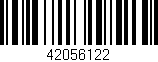Código de barras (EAN, GTIN, SKU, ISBN): '42056122'