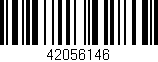 Código de barras (EAN, GTIN, SKU, ISBN): '42056146'
