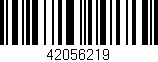 Código de barras (EAN, GTIN, SKU, ISBN): '42056219'