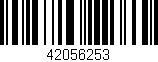 Código de barras (EAN, GTIN, SKU, ISBN): '42056253'