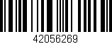 Código de barras (EAN, GTIN, SKU, ISBN): '42056269'